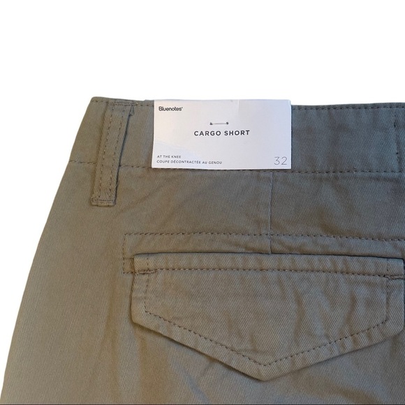 Bluenotes Grey Cotton Cargo Shorts Pockets Classic Men's Size 32 NWT 884 - Picture 14 of 16